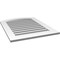 Ekena Millwork Arch Top Surface Mount PVC Gable Vent: Non-Functional, w/ 3-1/2"W x 1"P Standard Frame, 26"W x 32"H GVPAR26X3201SN - alternate 3
